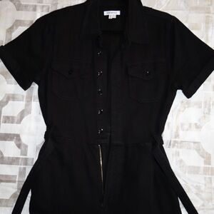 Good American Black Cotton Jumpsuit Size 1